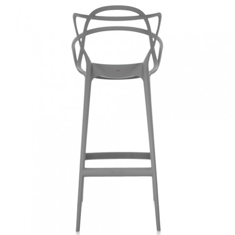 tabouret haut masters 75 kartell gris