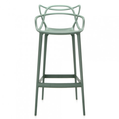 tabouret haut masters kartell vert