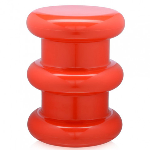 tabouret pilastro kartell rouge