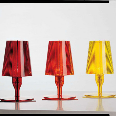 lampe poser take kartell cristal