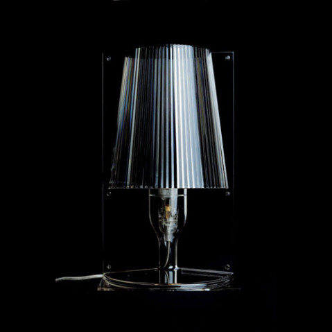 lampe poser take kartell fume