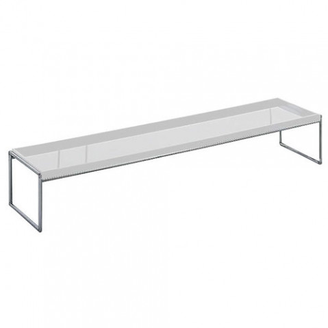 Trays Table Basse 140 x 40 cm Design Kartell Blanc