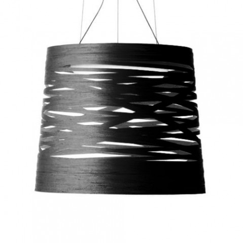 Tress Grande Suspension Foscarini Noir