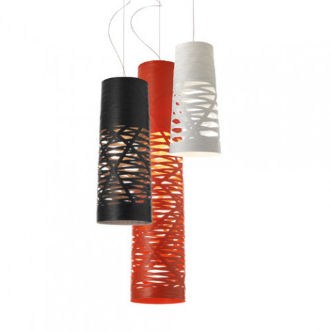 Tress mini suspension foscarini noir