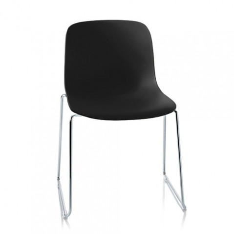 chaise troy luge magis chrome noir