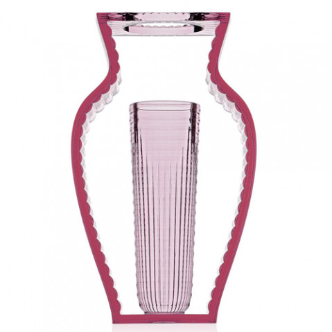 vase i shine kartell rose