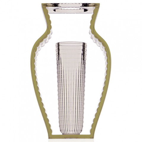 vase i shine kartell vert