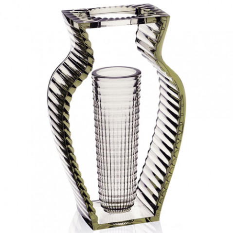 vase i shine kartell vert