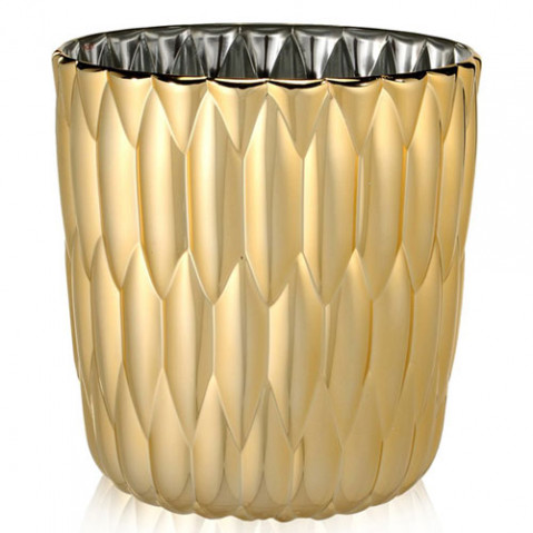 vase jelly metallise kartell or