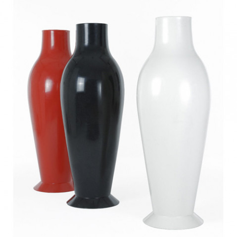 vase miss flower power kartell noir opaque