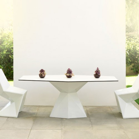 table vertex vondom blanc