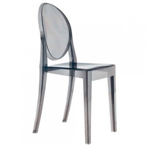 Victoria Ghost Chaise Design Kartell Fume