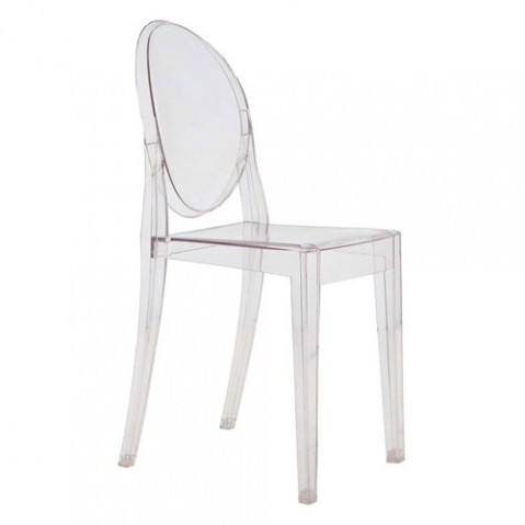 Victoria Ghost Chaise Design Kartell Transparent