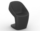 CHAISE UFO ANTHRACITE de VONDOM
