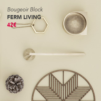 Bougeoir Block Ferm Living